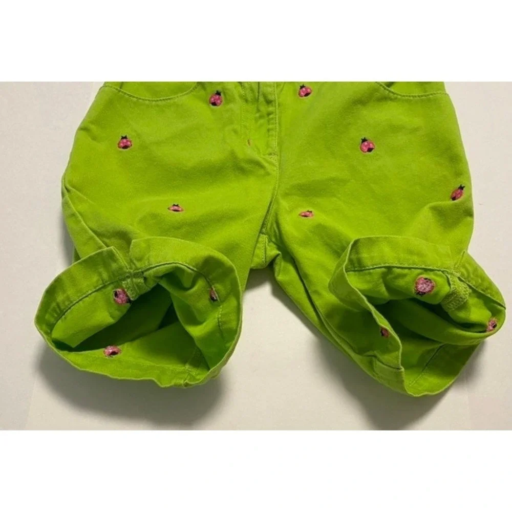 Gymboree Cute Ladybug Green Shorts Sz 6